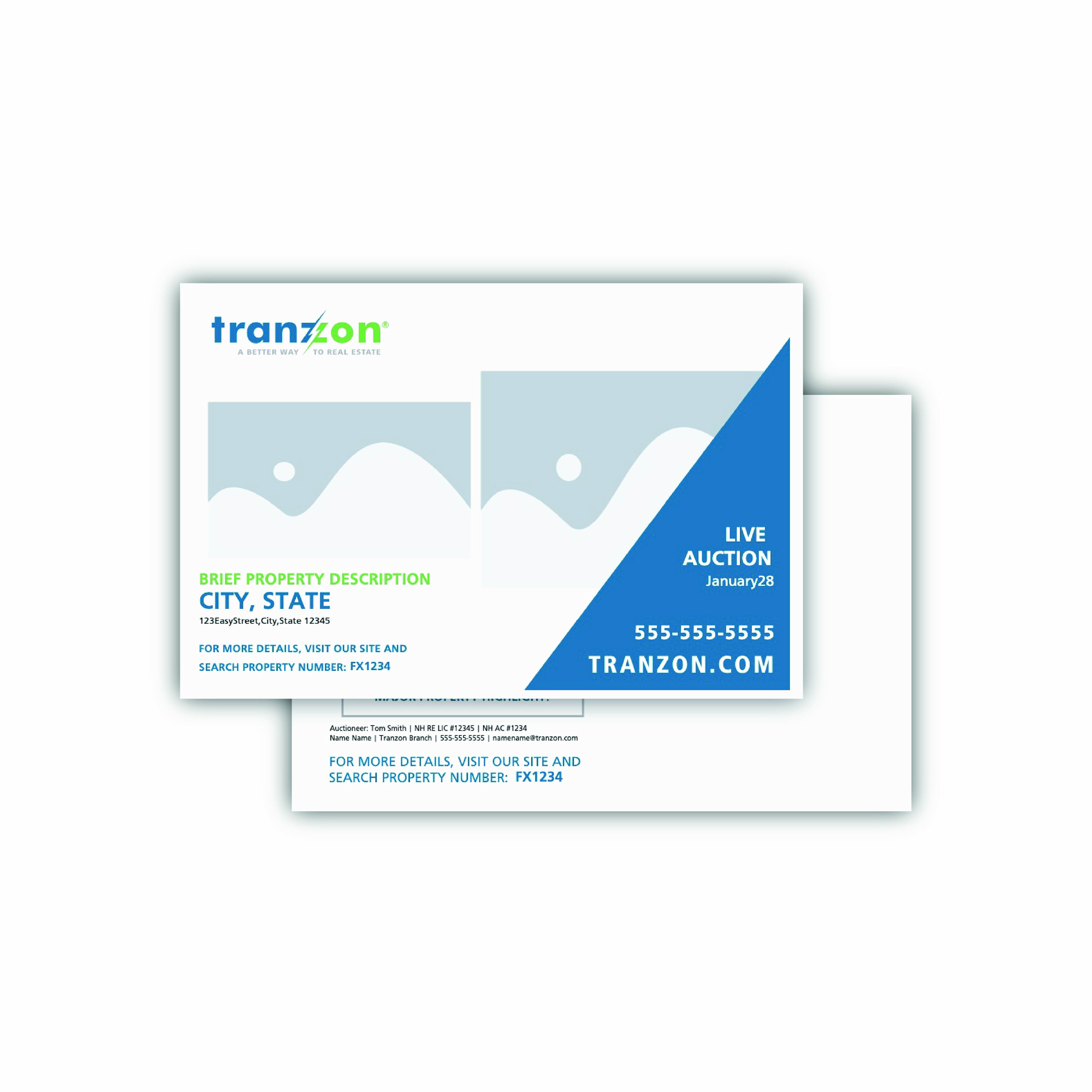 Tranzon Postcard 7×5 – Dual Feature Edition (2-Photo Layout)